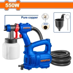 EQUIPO PISTOLA DE PINTAR 550W 800ML BOQUILLA COBRE WADFOW WEG2A26