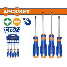 SET 4 DESTORNILLADORES CROMO VANADIO WADFOW