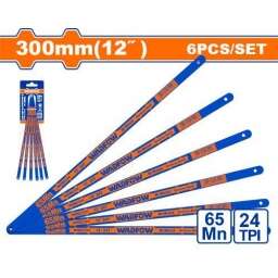 SET X 6 HOJAS DE SIERRA 12" 24 DIENTES WADFOW