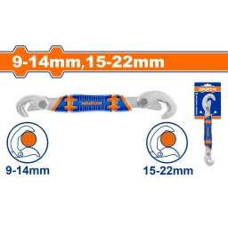 LLAVE UNIVERSAL DOBLE BOCA AJUSTABLE WADFOW WUW1101