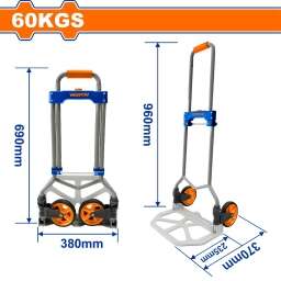 CARRO DE CARGA PLEGABLE 60KG 960MM WADFOW WWB9A06