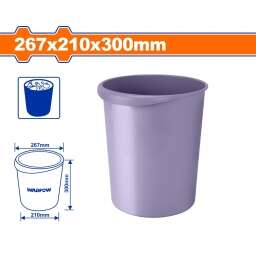 TACHO PLASTICO BASURA 267X210X30 0MM WADFOW WLJ1330