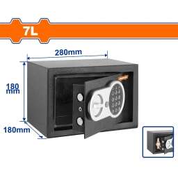 CAJA FUERTE DIGITAL 7L WADFOW WEB1518