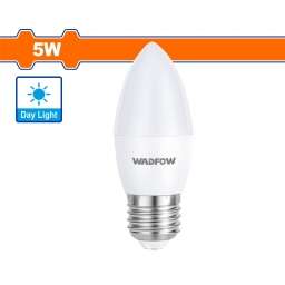 LAMPARA LED E27 5W VELA WADFOW LUZ FRIA WDN55051