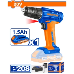 ATORNILLADOR BATERIA 20V C 1 BAT Y 1 CARG WADFOW WCDP511