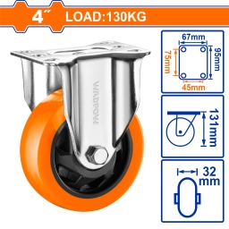 RUEDA FIJA 4" WADFOW WJL2341