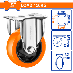 RUEDA FIJA 5" WADFOW WJL2351