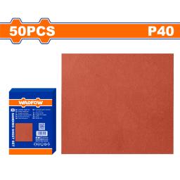 PACK X 50 LIJA PAPEL P MADERA GRANO 40 WADFOW WSM2501