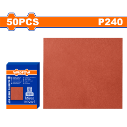 PACK X 50 LIJAS PAPEL P MADERA GRANO 240 WADFOW WSM2506