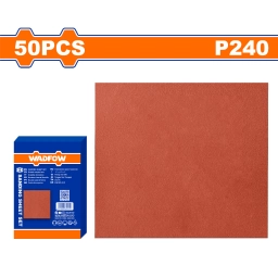 PACK X 50 LIJAS PAPEL P MADERA GRANO 240 WADFOW WSM2506