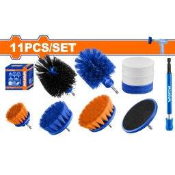 SET X 11 CEPILLOS PARA TALADRO WADFOW WND5403