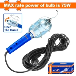 FOCO LAMPARA TALLER 75W CABLE 10MT WADFOW WFL30001