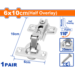 SET X 2 BISAGRAS AUTORETEN 6X10CM WADFOW WYD1902