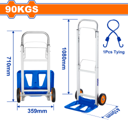 CARRO CARGA PLEGABLE HASTA 90KG WWB9A09