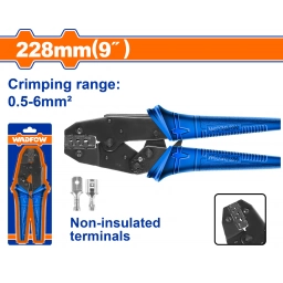 PINZA CRIMPEADORA TERMINALES 0.5-6MM2 9" 228MM WCP1609