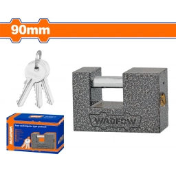 CANDADO HIERRO ANTI PALANCA SEGURIDAD 90MM 534G  WPD7590