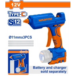 PISTOLA APLICAR SILICONA 12V S12 15-18G/MIN  WLU1412