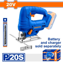 SIERRA CALADORA A BATERIA 20V P20S 2400RPM 65MM MADERA 8MM METAL  WLS1565