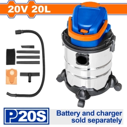 ASPIRADORA 20LT A BATERIA P20S 20VOLT 8.0KPA WQV1A20 