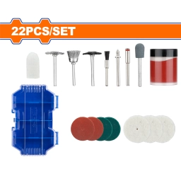 SET X 22PCS ACCESORIO MINI TORNO 1/8 WRR6022 WADFOW