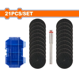 SET X 21 PCS ACCESORIO MINI TORNO 1/8 WADFOW WRR3021