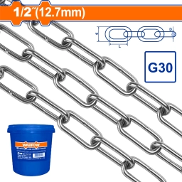 WF_CADENA PATENTE G30 ESLABON SOLDADO 12,7MM 1/2" X 8MT WADFOW WTLT1B12