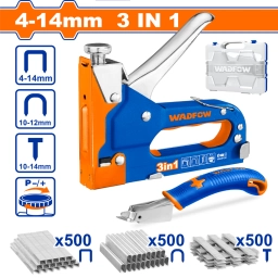 ENGRAMPADORA MANUAL 3 EN 1 SET C GRAMPAS Y CLAVOS WADFOW WGU4B06