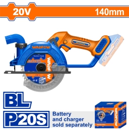 SIERRA CIRCULAR  A BATERIA 20V 140MM BATERIA P20S SIN BAT SIN CARG WADFOW WLWP5630
