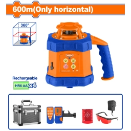 NIVEL LASER AUTONIVELANTE SOLO HORIZONTAL ROTATIVO 360� C CONTROL REMOTO WADFOW WLE6B01