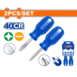 SET X 2 DESTORNILLADORES ENANO PALETA Y PHILLIPS WADFOW WSS2202
