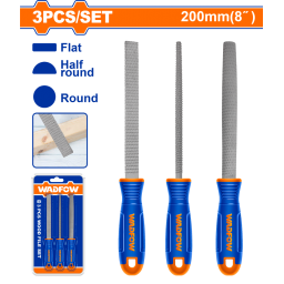 SET X 3 LIMA PARA MADERA 8 WADFOW WSF1403
