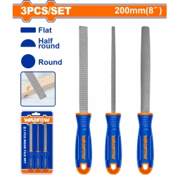 SET X 3 LIMA PARA MADERA 8 WADFOW WSF1403