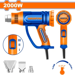 PISTOLA DE CALOR 2000W TEMP AJUSTABLE WADFOW WHG1520
