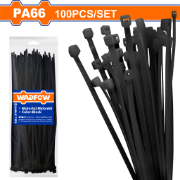BOLSA X 100 COLLARINES 350MM X 4.8MM NEGRO WADFOW WTEB535048