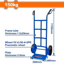 CARRO DE CARGA 150KG RUEDAS NEUMATICAS WWB2121 WADFOW