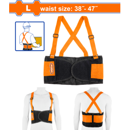 FAJA LUMBAR DE TRABAJO C TIRADORES TALLE L WTG901L WADFOW