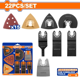 SET 22 ACCESORIOS PARA SIERRA MULTIFUNCION WADFOW  WMA9417