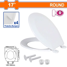 ASIENTO TAPA PARA INODORO CON TORNILLOS + TUERCAS WADFOW WTJ1101