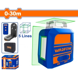 NIVEL LASER AUTONIVELANTE 360� LINEA HORIZONTAL Y VERTICAL C/CONTROL REMOTO+ SOPORTE MAGNETICO WADFOW WLE2M05