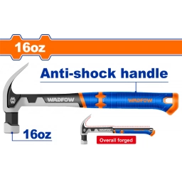 MARTILLO U�A 450G ACERO FORJADO MANGO ANTISHOCK WADFOW WHM8316