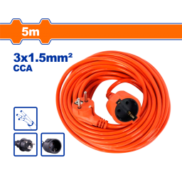 ALARGUE 5M ENCHUFE Y CONECTOR TIPO SCHUKO WADFOW WEJAG02