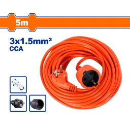 ALARGUE 5M ENCHUFE Y CONECTOR TIPO SCHUKO WADFOW WEJAG02