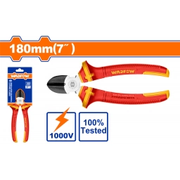 ALICATE CORTE DIAGONAL AISLADO 7" 1000V MANGO ERGONOMICO WADFOW WPL3937