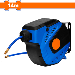 ENROLLADOR DE MANGUERA AUTOMATICO 14+1M 14 250PSI CON  BLOQUEO SEGURIDAD WADFOW UWAZ3515