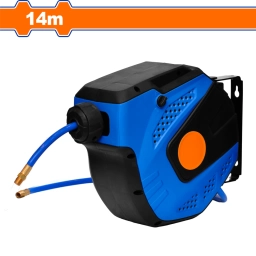 ENROLLADOR DE MANGUERA AUTOMATICO 14+1M 1/4" 250PSI CON  BLOQUEO SEGURIDAD WADFOW UWAZ3515