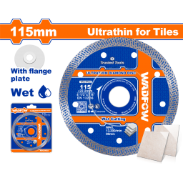 DISCO DIAMANTADO ULTRAFINO 4 1/2"" X 22.2MM USO UNIVERSAL WADFOW WDC4K02