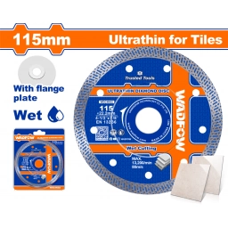 DISCO DIAMANTADO ULTRAFINO 4 1/2"" X 22.2MM USO UNIVERSAL WADFOW WDC4K02