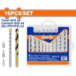 SET X16 MECHAS Y PUNTAS HSS WADFOW WKS4165