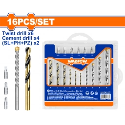 SET X16 MECHAS Y PUNTAS HSS WADFOW WKS4165