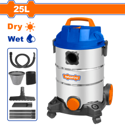 ASPIRADORA 25L 1200W CON FUNCION SOPLADO + ACCESORIOS WADFOW WVR4A25